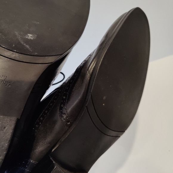 Johnson Murphy Black Leather Lace-up Dress Shoes main image 5